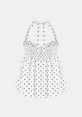 Orvia Dot Flare Blouse
