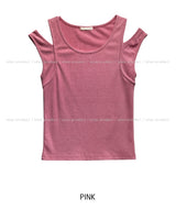 Chief double strap ribbed sleeveless