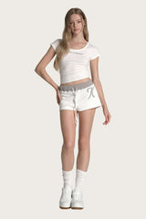 K Essential shorts, White
