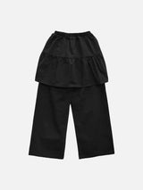 ペールシャーリングワイドスカートパンツ (3c)