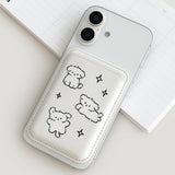 [Macsafe] Twinkle puppy MagSafe Leather Card Wallet