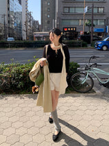 [MADE] Rules Button Henley Neck Knit