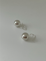 Silver bell earring (silver)