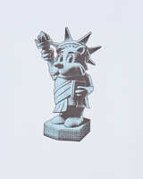 25FW 3D ACベアスタチューオフリバティショートスリーブTシャツ ホワイト