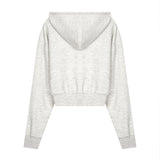 Cross Short Hooded Zip-up