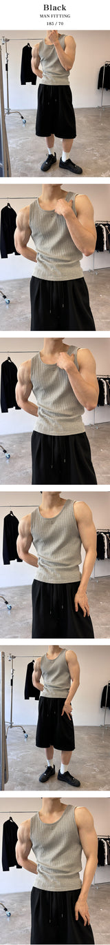 [Unisex] バミューダスウェットパンツ(2color)