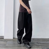 シャドーブラックフォルディングワイドレッグ
