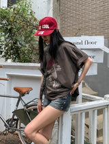 Bello Crop Print Short Sleeve T-shirt