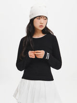 LACE ROUND NECK T-SHIRT