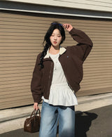 [Belledmade/Casual]エンツリーバンディングツーウェイカラージャケット