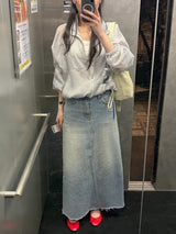 リブ Uネック ブラトップ ノースリーブ