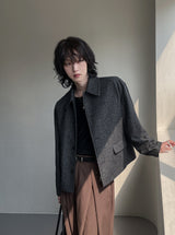 Lemad herringbone wool jacket