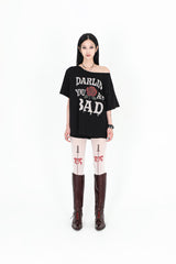 MELTING ROSE TEE #BLACK