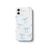 [Glossy] Thin Blue Ribbon 02 Phone Case