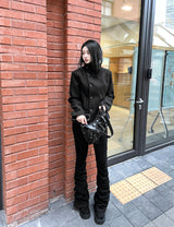 Line Slim High Neck Coat