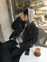 [SET] オーベールノンフェイドカーブドデニムパンツ 2C