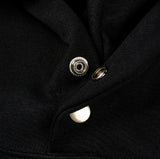 B-Pit Printed Snap Balloon Crop Hoodie