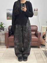 CAMO CARPENTER SNAP SWEAT PANTS