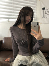 カボラップビスチェボーダーTシャツ