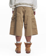 Double Knee Chino 8-Bermuda Pants - Beige