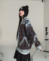 [wool20%] リエルディアモヘアカーディガン