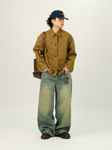 LA Oil Brushed Denim Pants