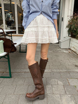 [MADE] Forn frill banding skirt