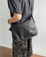 Vintage Faux レザークロスバッグ