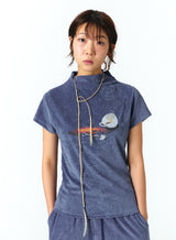 スピリットコーヒーハイネックテリーTシャツ