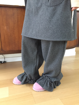 エラカンカンウールスカートパンツ（2c）