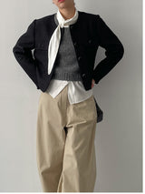 Seasoning Tweed Short Jacket