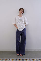 グラス Tシャツ、アイボリー