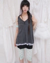 APRON MICRO PANTS / BLACK