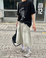 ウィスカーバミューダデニムパンツ