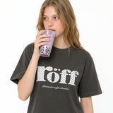 ロフ タイプ プレイ ドット Tシャツ [ASH CACAO]