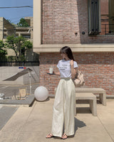 【MADE】Wide banding pants