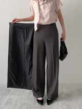 Scone Unbalanced Wrap Wide Slacks