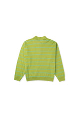 Cozit stripe knit_olive