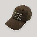Brown Yes Of Course Cap