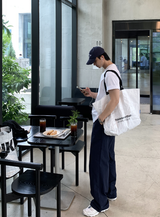 [Limited Quantity] ルック ステーブル 2WAY クーリング ナイロン ワイド バンディング パンツ