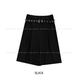 ポリストライプバミューダスラックス (+Belt Set)