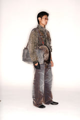 【Keshi】NEVADA BLAZING WASHED BAGGY DENIM JEANS 