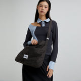 LEOPARD SUEDE ECO CROSS BAG
