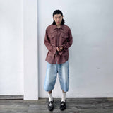 3D Pleated Western Shirt