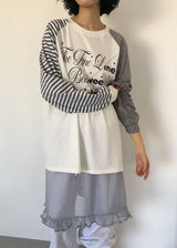 MIX STRIPE LOOSE TEE
