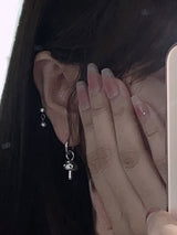 muchroom ring earring