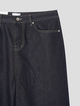 Non-fade rear button denim 2color