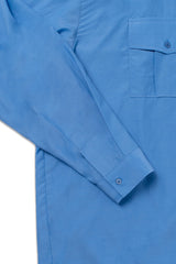 Pocket over shirt_blue