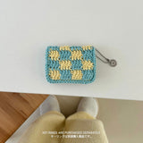LEMON SODA CHECKERBOARD WALLET