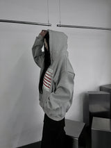 アメリカン フラッグ オーバーフィット フード(unisex / fleece-lined)
